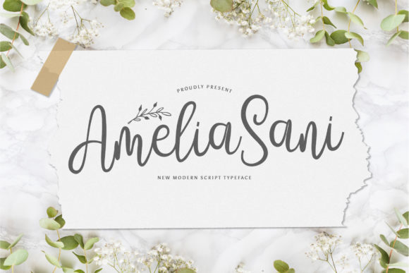 Amelia Sani: A Handwritten Font for Your Brand