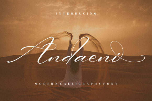 Andaeni Font Review: Elevating Web Design with Elegant Script Typography