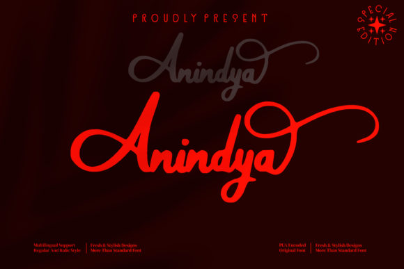 Anindya: A Handwritten Font That Elevates Digital Branding