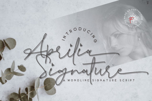 Aprilia Signature: A Modern Script Font for Web Design