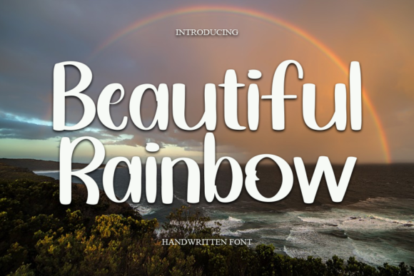 Beautiful Rainbow: A Handwritten Font for Small Business Branding