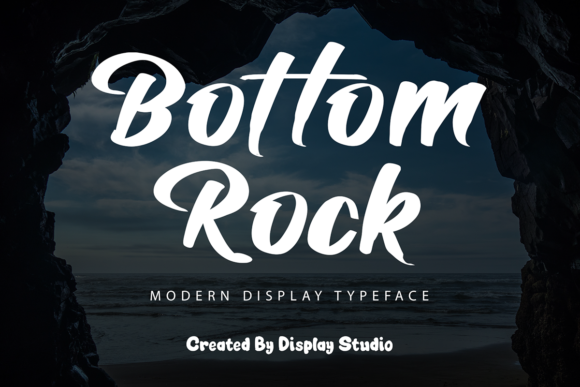 Bottom Rock: A Bold Handwritten Font for Branding and Creative Projects