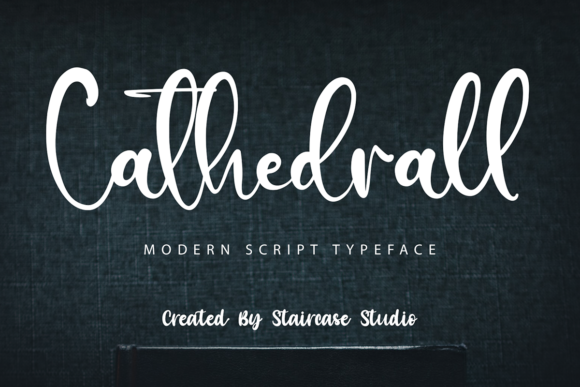 Cathedrall: A Modern Script Font for Stylish Branding Projects