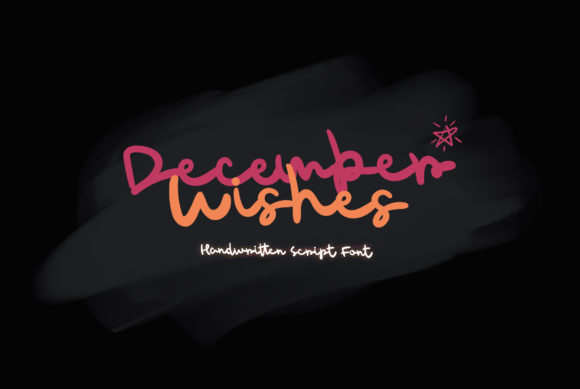 December Wishes: A Playful Handwritten Font for Festive and Engaging Marketing Designs