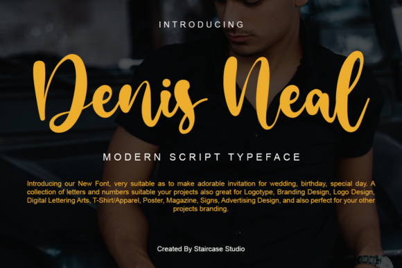 Denis Neal: A Premium Handwritten Font for Web Design