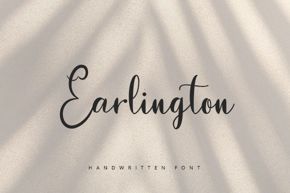Earlington: A Handwritten Font for Modern Brand Identity