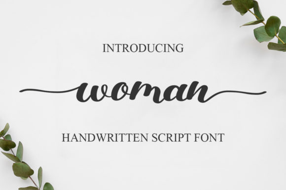 Elegance in Every Letter: The Woman Font for Crafters and Makers
