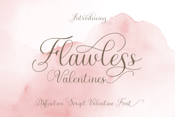 Flawless Valentines: A Premium Handwritten Font Review