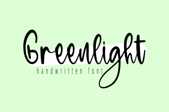 Greenlight: A Handwritten Font That Elevates Small Business Branding