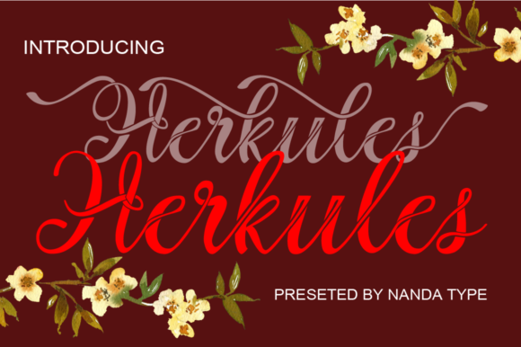 Herkules: A Premium Script Font for Web Design