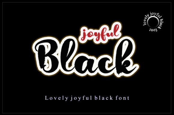 Joyful Black: A Brush Script Font for Modern Web and Brand Design