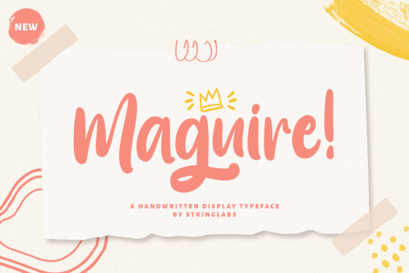 Maguire: A Handwritten Font for Crafters