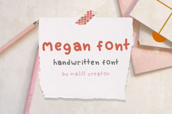 Megan: A Handwritten Font for Editorial Design