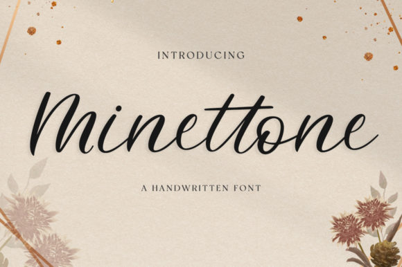Minettone: A Feminine Handwritten Font for Makers