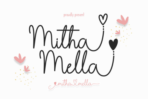 Mitha Mella: A Delicate Script Font for Modern Branding Projects