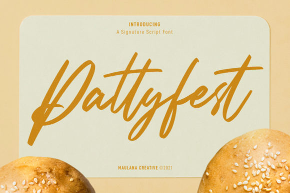 Pattyfest: A Casual Script Font for Dynamic Campaign Design
