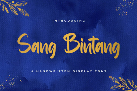 Sang Bintang: The Elegant Script Font for Campaigns