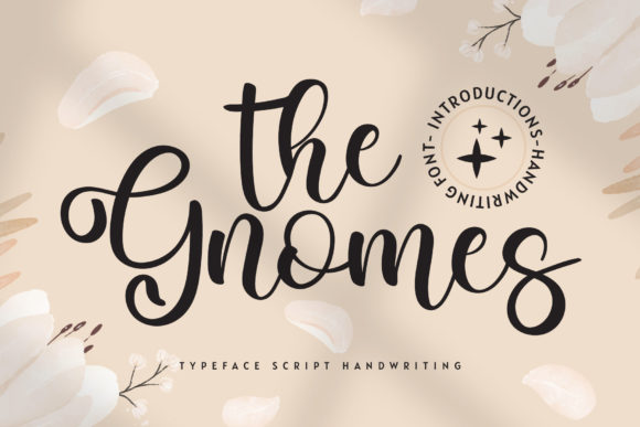The Gnomes: A Festive Script Font for Makers