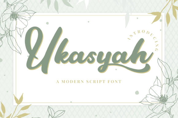 Ukasyah: A Chic Handwritten Font for Campaigns