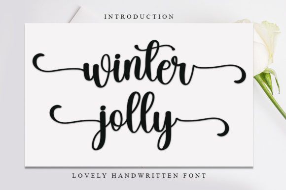 Winter Jolly: A Handwritten Font for Web Design