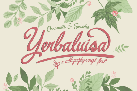 Yerbaluisa: A Handwritten Typeface That Elevates Campaign Typography